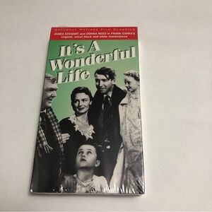 It's A Wonderful Life VHS  Movie James Stewart & Donna Reed Uncut New Vintage